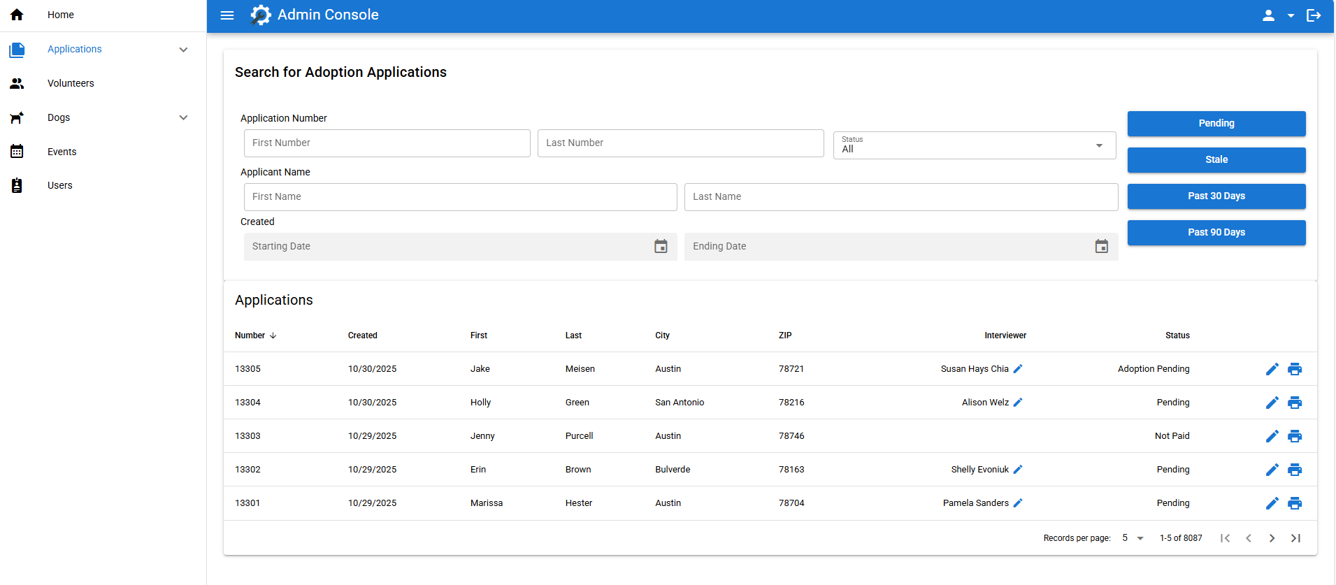 Animal Rescue Sync Dashboard